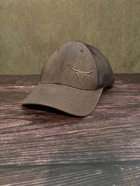 R.M. Williams Longhorn Twill Trucker Cap Mesh Hat Brown